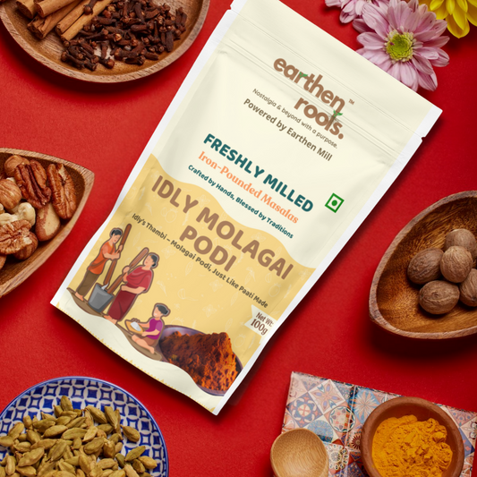 Earthen Mill Iron-Pounded Idli Molagai Podi