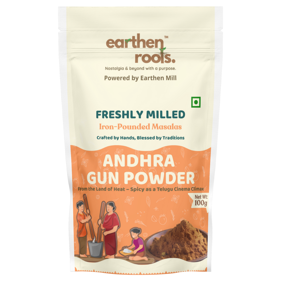 Earthen Mill Iron-Pounded Andhra Gun Powder