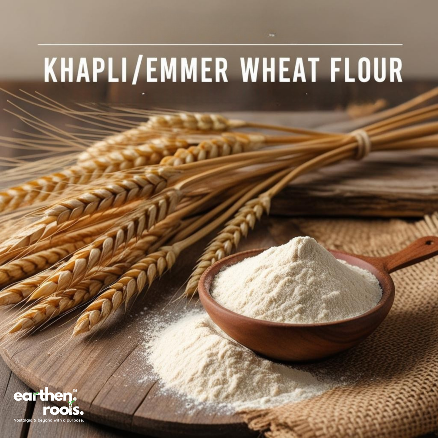 Earthen Mill Stonground Khapli Whole Wheat Flour