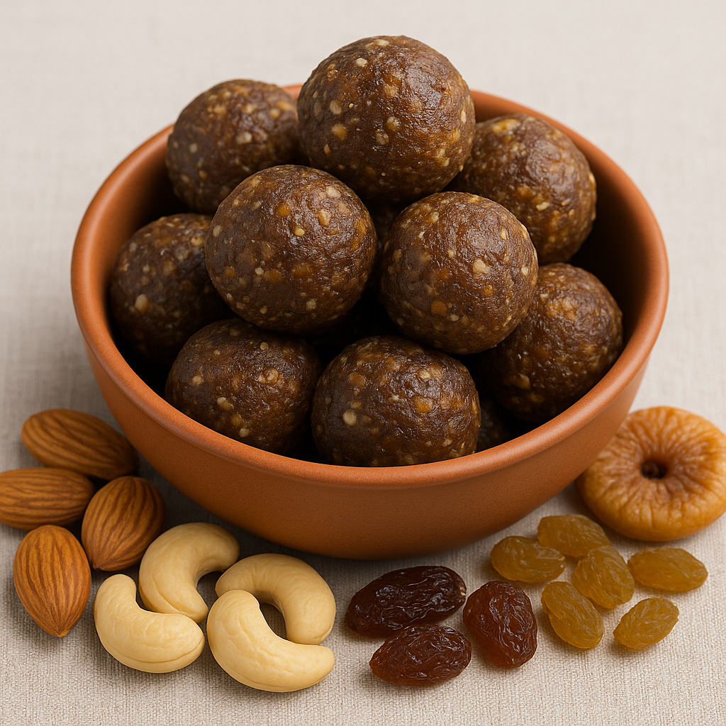 Earthen Roots Homemade Dry Fruits Laddoo - 250g (Made to Order)