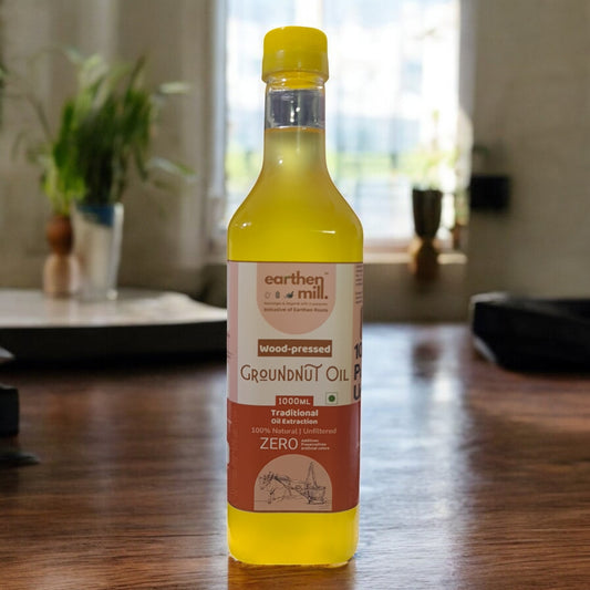 Earthen Mill Wood-pressed Groundnut Oil | Pure & Healthy