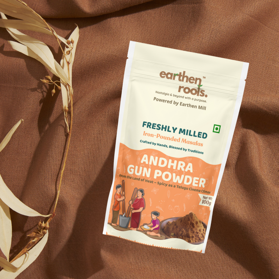Earthen Mill Iron-Pounded Andhra Gun Powder